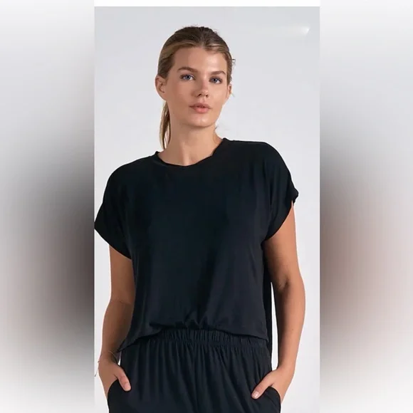 ELAN INTERNATIONAL MISA JUMPSUIT Color Black Sizes S & M - Picture 2 of 8